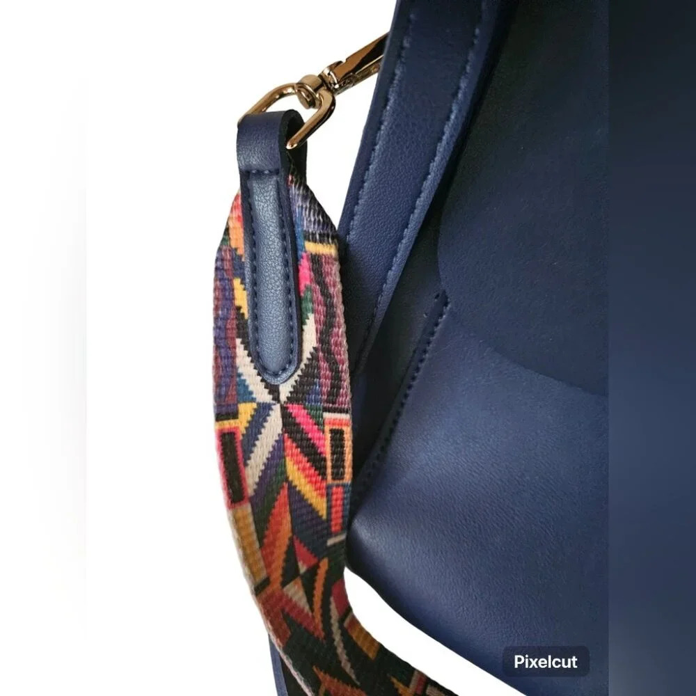 B. lush by Passion Vegan Leather Shoulder Bag with Double Strap/ Lanyard - Picture 5 of 14